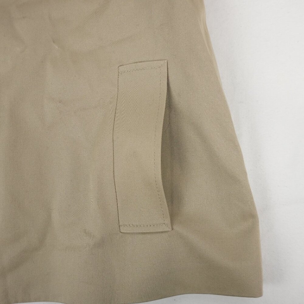 Sezane Bobby Beige Cropped Trench Jacket size 6 - Picture 7 of 9